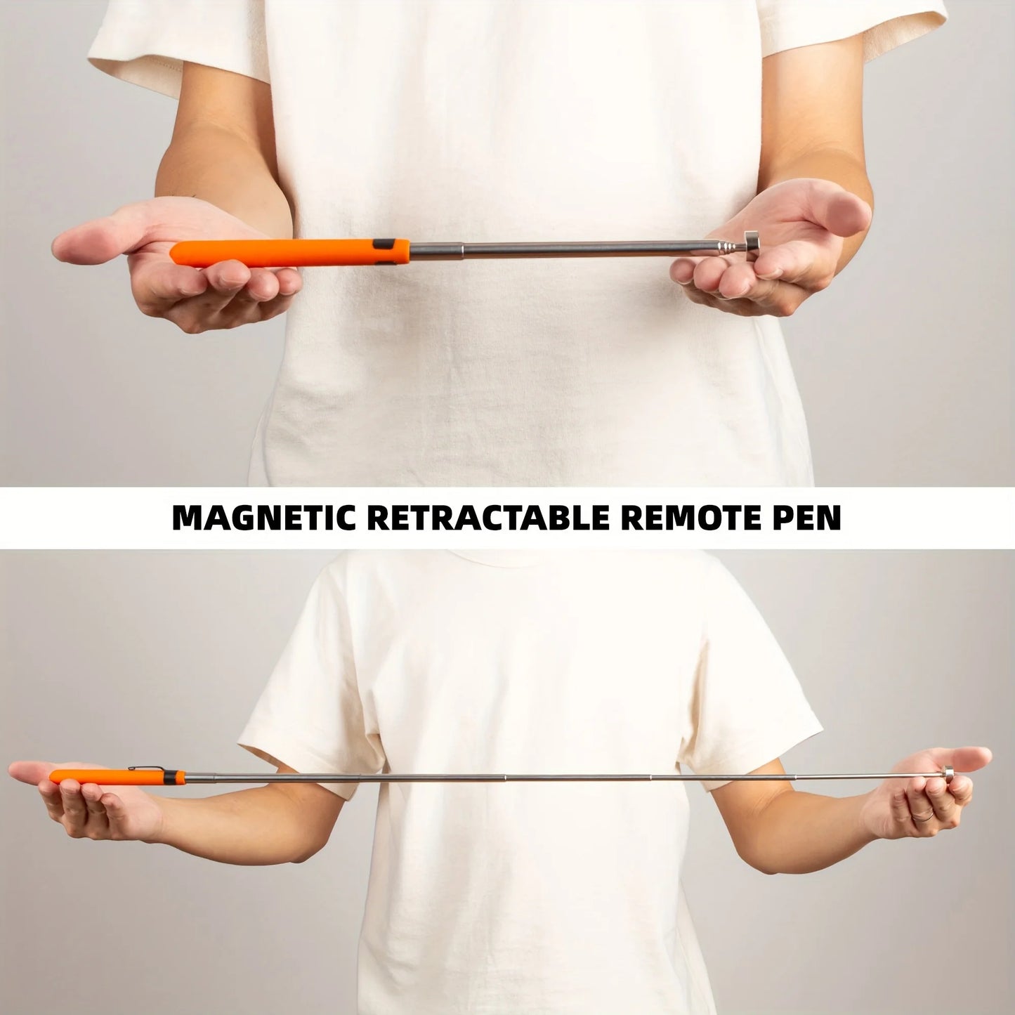 Magnetic Pickup Tool - Durable Metal, Polished Finish, Magnet for Easy Retrieval of Iron Objects, Magnetic Pickup Tool