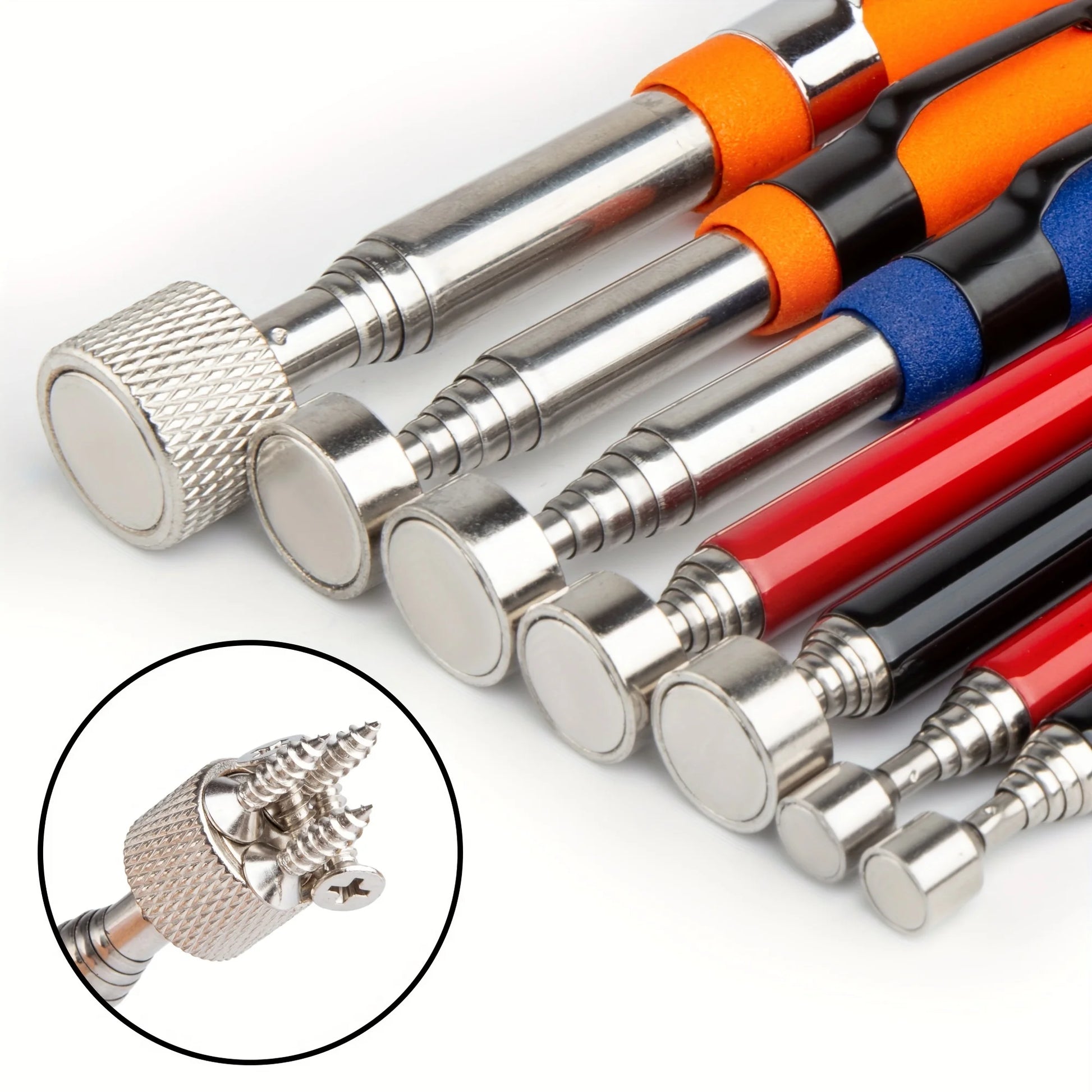 Magnetic Pickup Tool - Durable Metal, Polished Finish, Magnet for Easy Retrieval of Iron Objects, Magnetic Pickup Tool